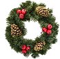 Christmas Wreath Dommio Věnec zelený zdobený jablíčky O30 cm - Vánoční věnec