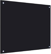 Shumee Kuchynský panel čierna 70 × 60 cm tvrdené sklo - Panel za kuchynskú linku