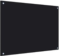 Shumee Kuchyňský panel černý 80 × 60 cm tvrzené sklo - Panel za kuchyňskou linku