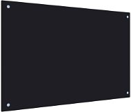Shumee Kuchyňský panel černý 90 × 60 cm tvrzené sklo - Panel za kuchyňskou linku