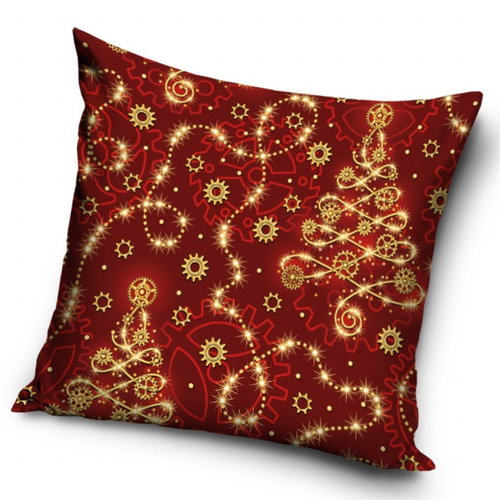 Carbotex Christmas cover Christmas time red 40 × 40 cm - Pillowcase - Main image