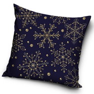 Carbotex Christmas cover Snowflake with pearls 40 × 40 cm - Pillowcase