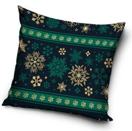 Carbotex Christmas cover Green border 40 × 40 cm - Pillowcase