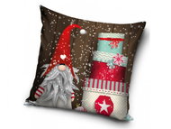 Carbotex Christmas cover Elf and presents 40 × 40 cm - Pillowcase