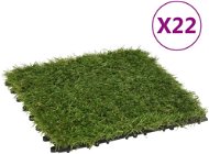 Shumee Dlaždice s umelou trávou 22 ks zelené 30 × 30 cm - Umelá tráva