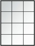 Zrcadlo Shumee Nástěnné černé 80 × 60 cm kov - Zrcadlo