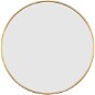 Zrkadlo Shumee Nástenné okrúhle zlaté 40 cm - Zrcadlo