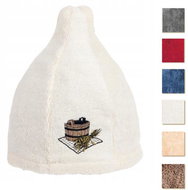 UAB Namu Tekstile Sauna cap, grey, 100% cotton - Sauna Hat