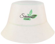 SOTRA Sauna cap with embroidery SAUNA club, wool felt - Sauna Hat