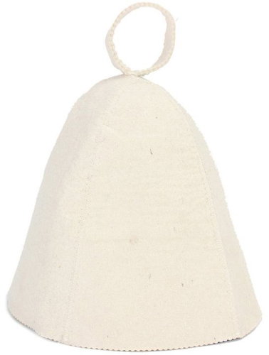 Sotra Sauna Hat White, 100% Wool - Sauna Hat - Main image