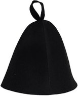 Sotra Sauna Hat, Black, 100% Wool - Sauna Hat