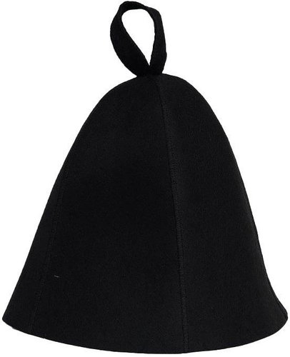Sotra Sauna Hat, Black, 100% Wool - Sauna Hat - Main image