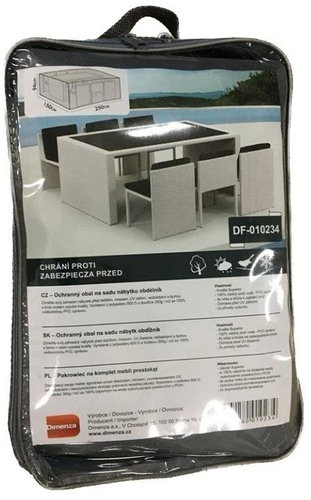 DIMENZA Protective cover for furniture set - rectangle - Garden Furniture Cover - Main image
