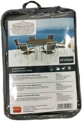 DIMENZA Protective packaging for furniture set - round - Garden Furniture Cover - Main image