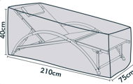 Plachta na záhradný nábytok DIMENZA Obal ochranný na ležadlo - Plachta na zahradní nábytek