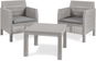 TOOMAX Matilde 2 seater set - světle šedý - Zahradní nábytek