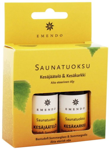 EMENDO OY Sauna essence 2 × 10 ml, vanilla ice cream & vanilla candy - Sauna Scent - Main image
