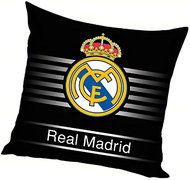 FotbalFans Polštář Real Madrid FC, 40 × 40 cm, polyester, oficiální produkt - Pillow