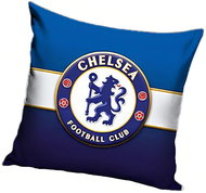 FotbalFans Modrý polštář Chelsea FC, mikrovlákno, 40 × 40 cm - Pillow