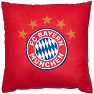 Polštář FotbalFans Polštářek FC Bayern Mnichov, znak klubu, 40 × 40 cm - Polštář