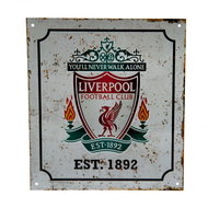 FotbalFans Cedule Liverpool FC, retro znak klubu, 23 × 25 cm - Sign