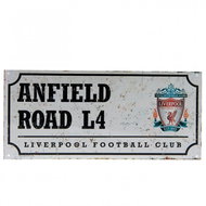 FotbalFans Cedule Liverpool FC, Anfield Road, 40 × 18 cm - Sign