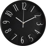 H&L Wall Clock 3D, 25 cm, black - Wall Clock