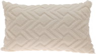 H&L Kožešinový polštář 50 × 30 cm, bílá - Pillow