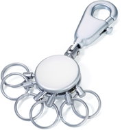 TROIKA Patent, silver, 6 rings - Keychain