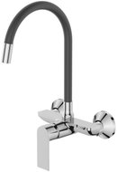 MIXXUS Dřezová baterie nástěnná s flexi výtokem PREMIUM ALEX 005 REFL.GRAY, šedá - Tap