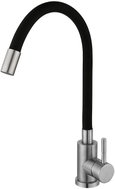 MIXXUS Dřezová baterie s flexi výtokem SUS-011 REFL.BLACK, černá - Tap