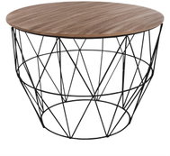 Atmosphera Coffee table - coffee table with wooden lid, 56 × 40,5 cm - Coffee Table