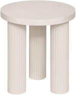 Atmosphera Round coffee table TELLA, cream, diameter 40 cm - Coffee Table