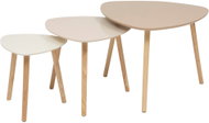 Atmosphera Set of 3 storage tables MILEO, beige - Coffee Table