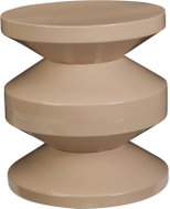 Home Styling Collection Metal folding table TAFEL beige, 31 cm - Coffee Table