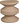 Folding table TAFEL beige, 31 cm