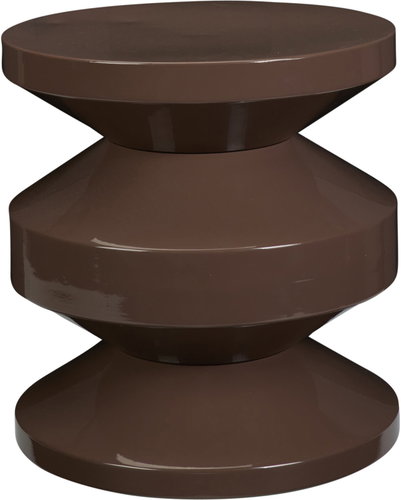 Home Styling Collection Metal storage table TAFEL brown, 31 cm - Coffee Table - Main image
