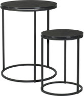 Home Styling Collection Set of 2 tables with marble top MARMER - Coffee Table