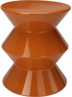 Home Styling Collection Table column GISA, metal, diameter 31 cm, orange - Coffee Table