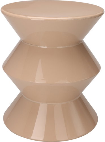 Home Styling Collection Table column GISA, metal, diameter 31 cm, natural desert sand - Coffee Table - Main image