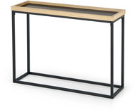 Halmar Toaletní stolek KN6, přírodní / černý, lamino/kov - Toaletní stolek