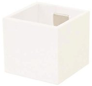 Sgaravatti Trend s.r.l. Cube Magnetický květináč 3,5 cm bílý - Obal na květináč