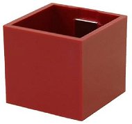 Sgaravatti Trend s.r.l. Cube Magnetický květináč 3,5 cm červený - Obal na květináč