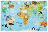 Vopi Dětský koberec Torino Kids 233 world map - Koberec