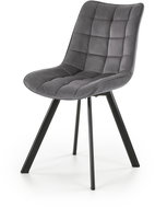 Halmar Jídelní židle K332, tmavě šedá - Jídelní židle