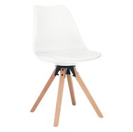 Tempo Kondela Stylová otočná židle, bílá, Etosa - Jídelní židle