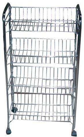 M. A. T. Group Brilly trolley 4 baskets 80 x 46 × 28 cm Cr - Shelving Unit - Main image