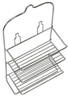 M.A.T. Group polička koupelnová 2 patra 19 × 11 × 41 cm Cr - Bathroom Shelf