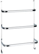 WENKO Irpinia towel holder, chrome steel, silver, 54.5×21.5×77.5cm - Towel Rack