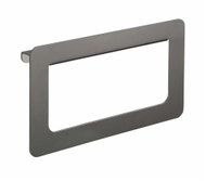 WENKO Montello Uno towel rail, aluminium, grey, 27×8×16cm - Towel Rack